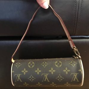 SOLD•••VINTAGE LOUIS VUITTON PAPILLON MINI POUCH